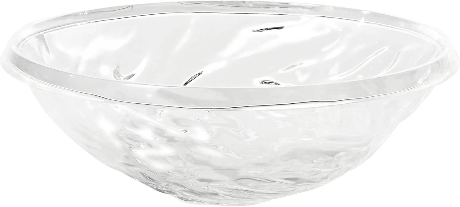 Kartell Moon Dish by Mario Bellini, Pack of 2, Transparent Crystal