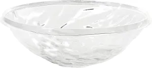 Kartell Moon Dish by Mario Bellini, Pack of 2, Transparent Crystal