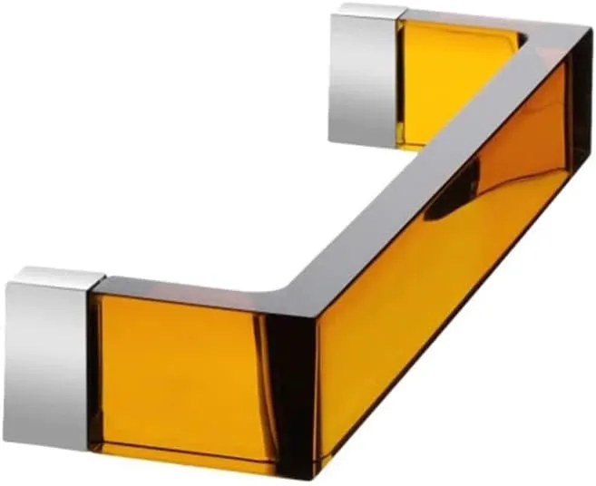 Kartell Rail Towel Rack by Ludovica & Roberto Palomba, Pack of 1, Transparent Amber
