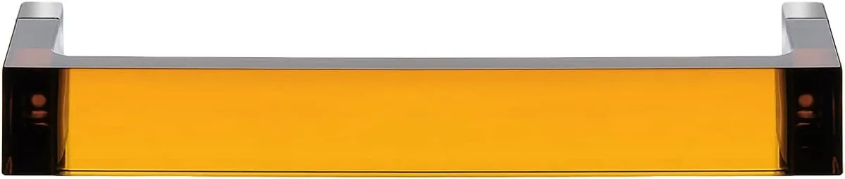Kartell Rail Towel Rack by Ludovica & Roberto Palomba, Pack of 1, Transparent Amber