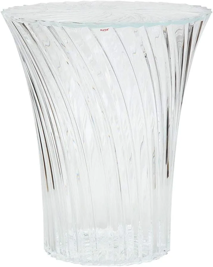 Kartell Sparkle Stool by Tokujin Yoshioka, Pack of 1, Transparent Crystal