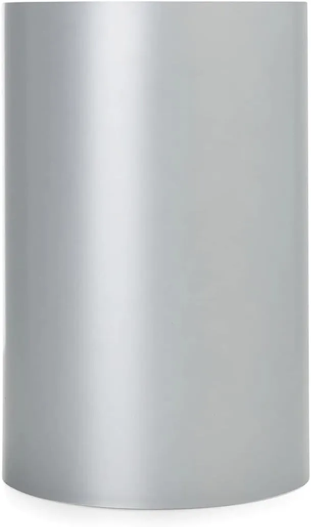 Kartell Technical Office Waste Basket Bin, Pack of 1, Matte Silver