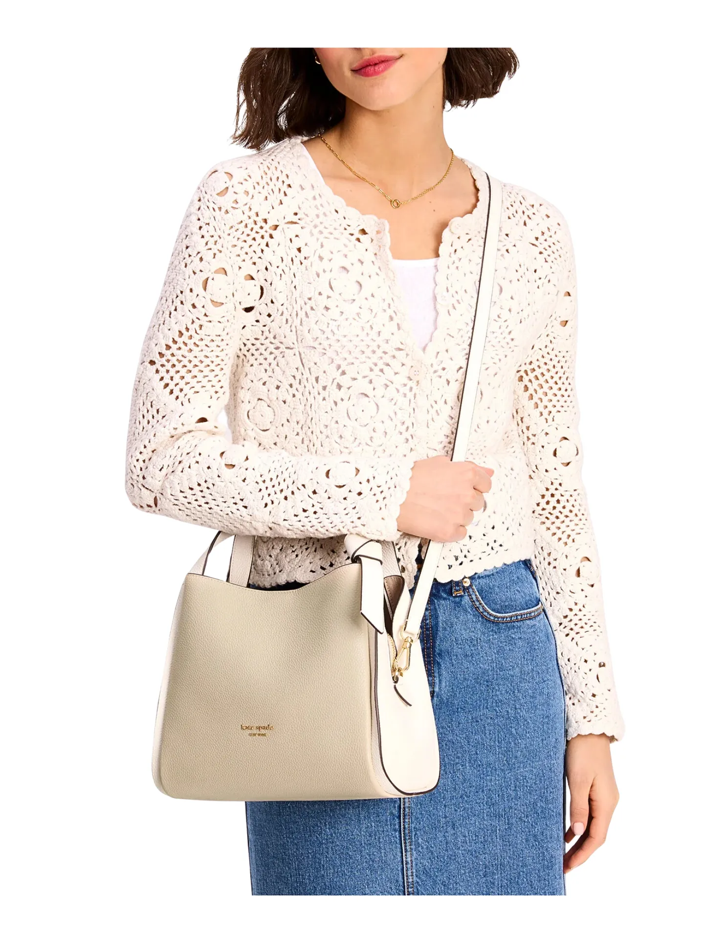 Kate Spade Knott Medium Crossbody Tote Colorblocked Mountain Pass Multi