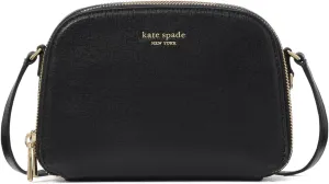 kate spade new york Women's Devin Saffiano Leather Double Zip Dome Crossbody