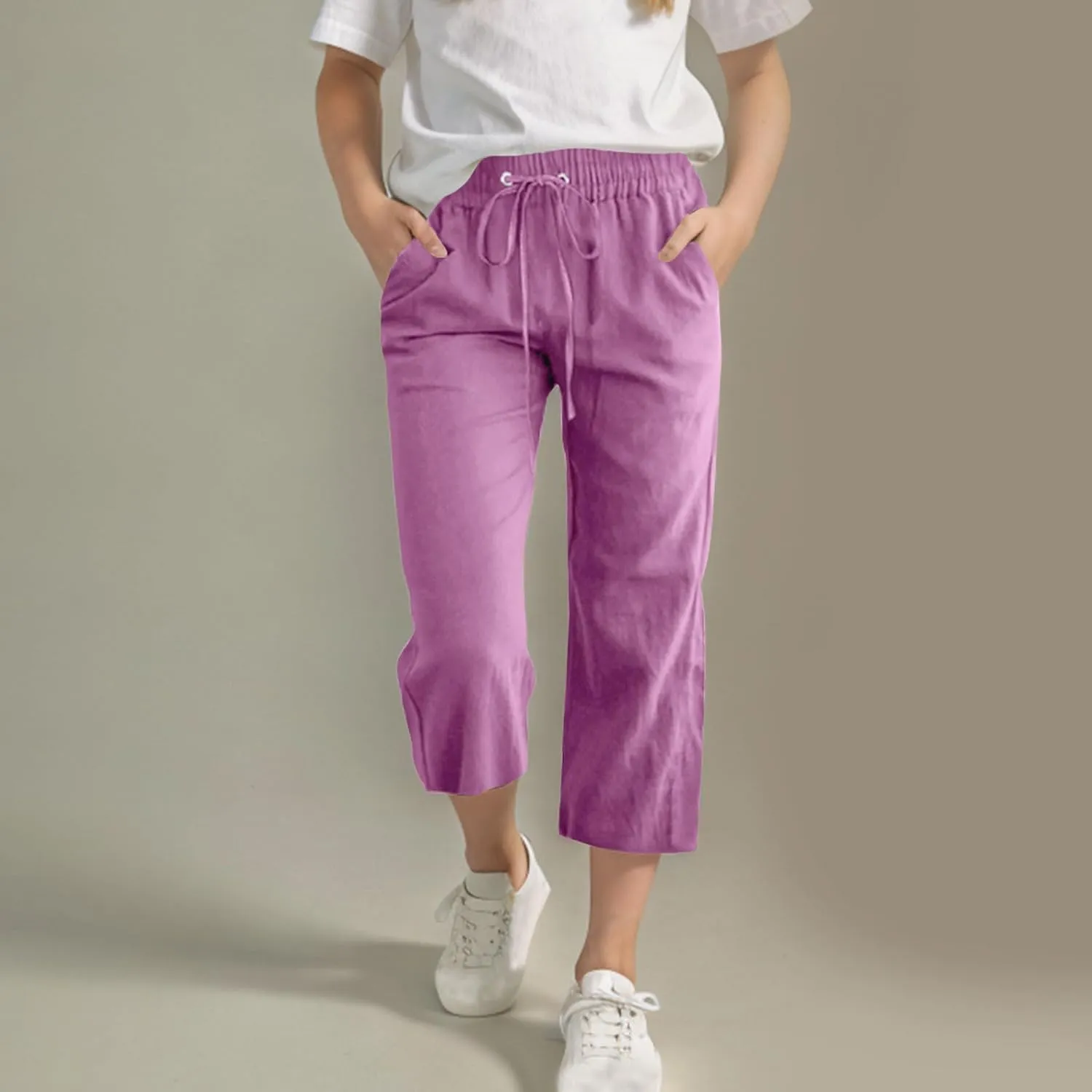 Kids Girl Boy Pants Shorts for Kid Linen Loose Fit High Cut Flare Wide Leg Summer Fall Pants 2025