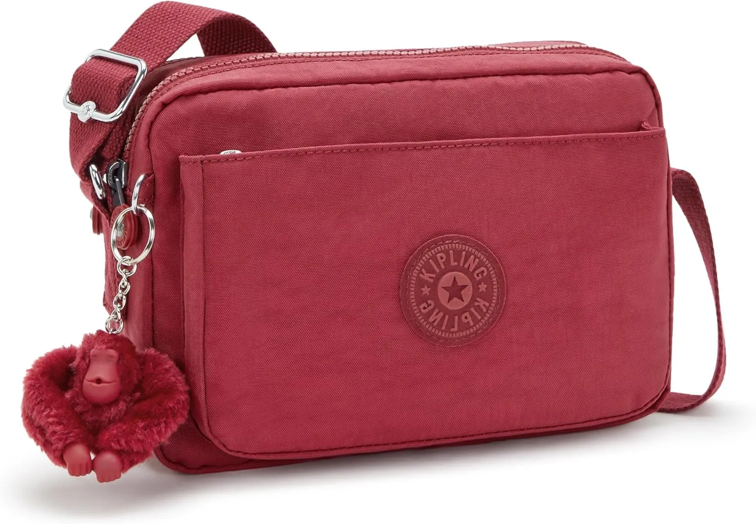 Kipling Women's Abanu Medium Crossbody Bag, Lightweight, Adjustable Waist Pack with Multi-Compartment Zip Pockets