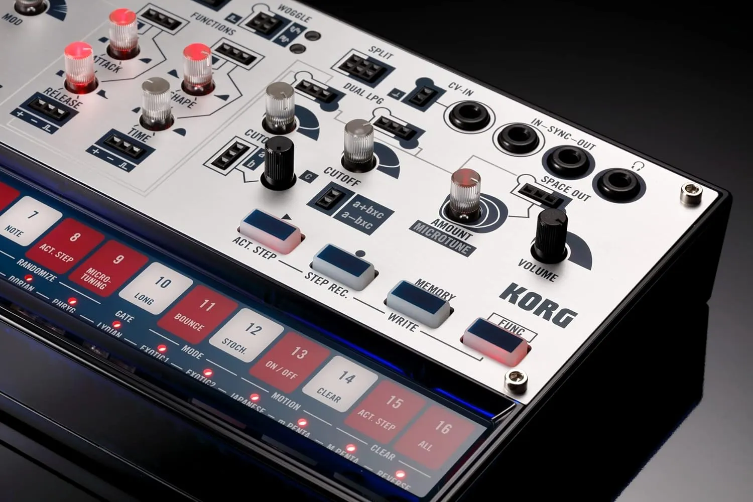 Korg Volca Modular Micro Synthesizer Semi Modular w/ Eight Modules and 16-step Sequencer
