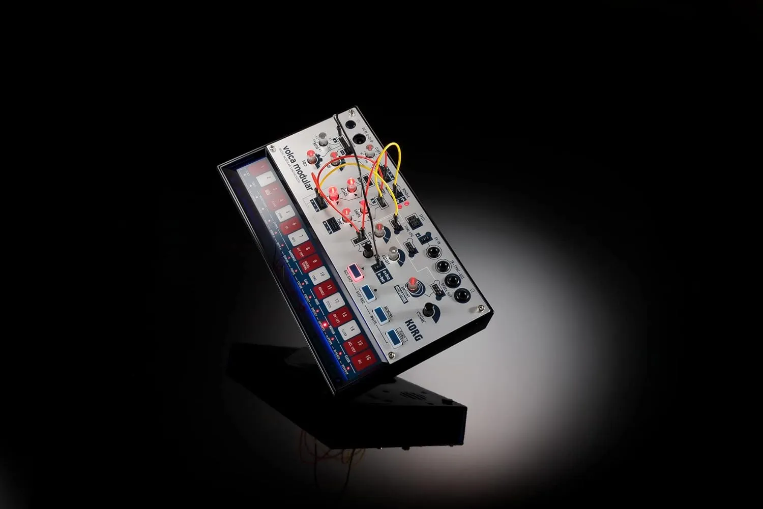 Korg Volca Modular Micro Synthesizer Semi Modular w/ Eight Modules and 16-step Sequencer