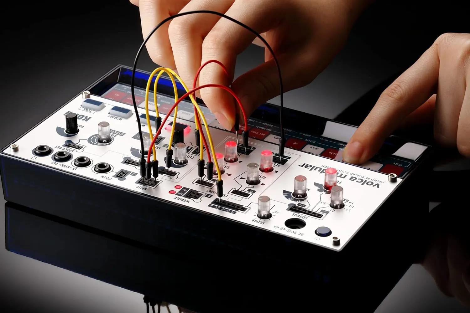 Korg Volca Modular Micro Synthesizer Semi Modular w/ Eight Modules and 16-step Sequencer