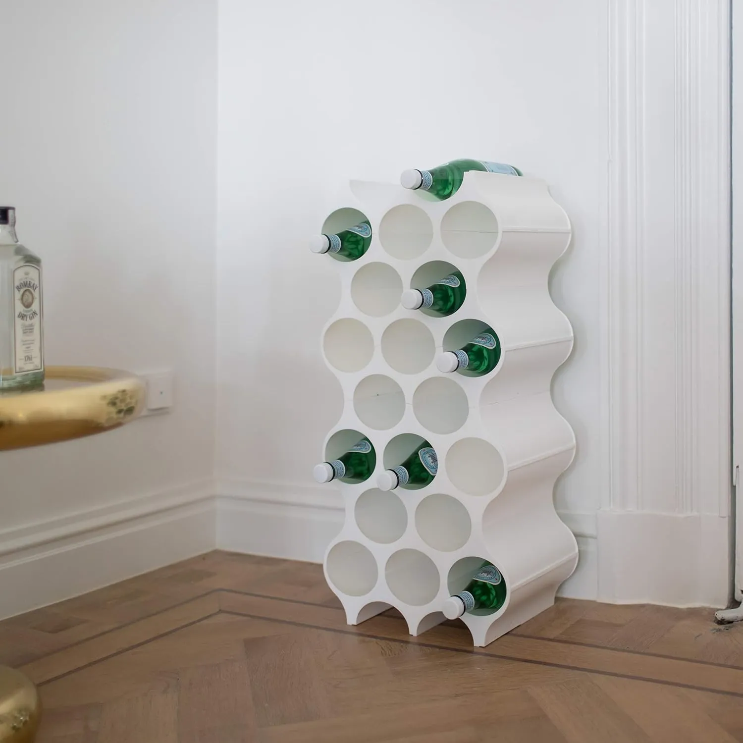 Koziol Bottle Rack Set-UP, deep Grey