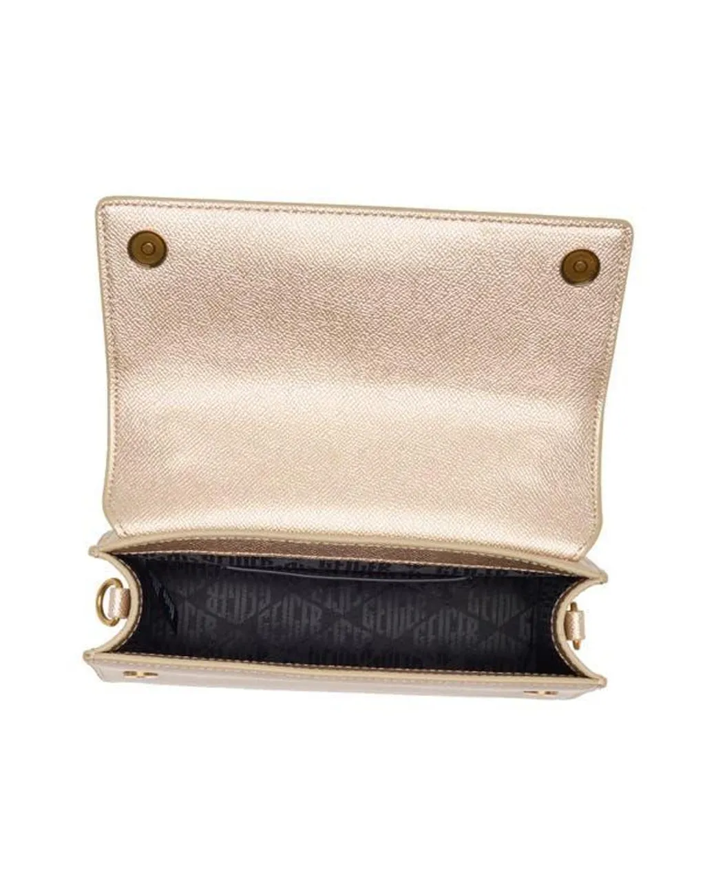 Kurt Geiger Micro Richmond Crossbody Bag-Gold