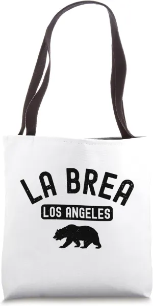 La Brea Los Angeles California Retro Vintage Fairfax West LA Tote Bag
