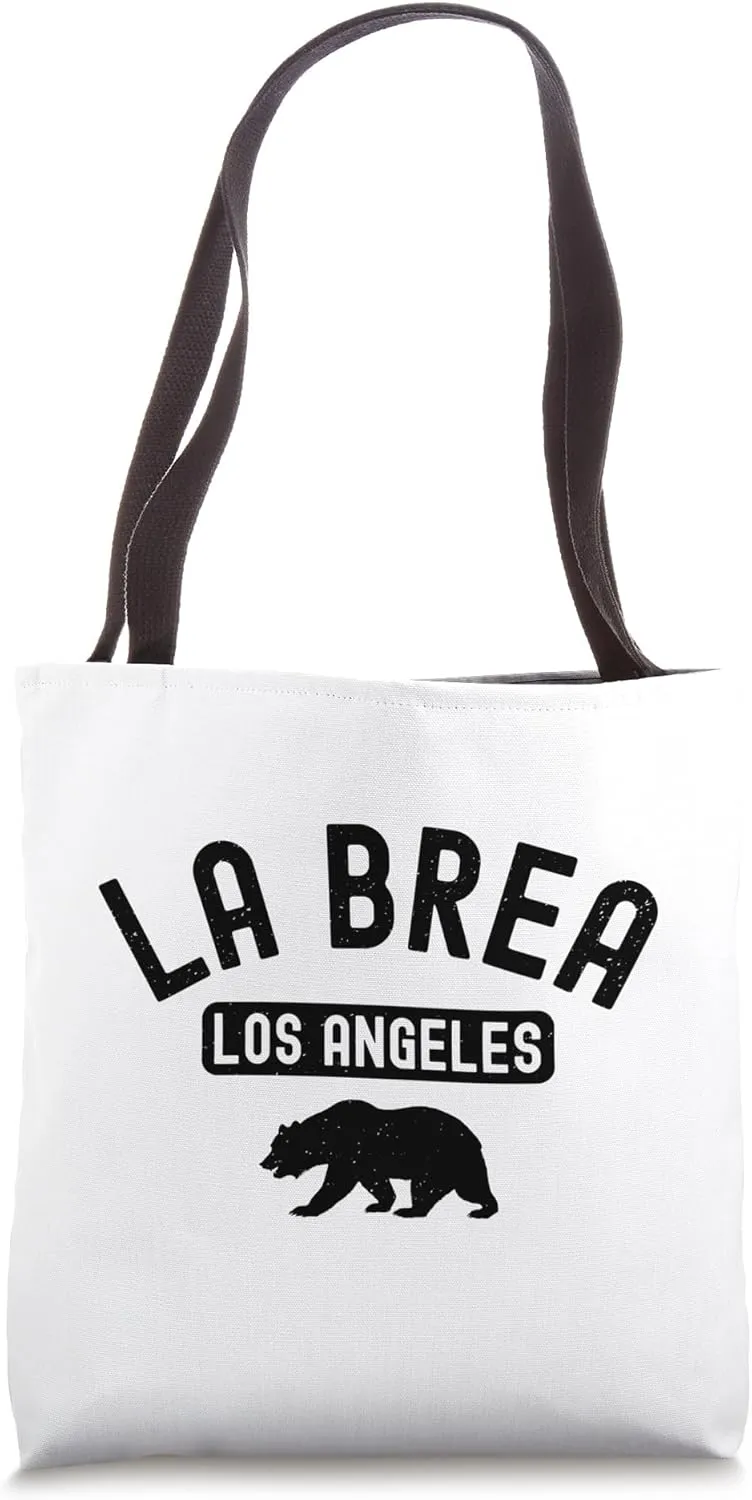 La Brea Los Angeles California Retro Vintage Fairfax West LA Tote Bag