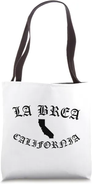 La Brea Los Angeles California Retro Vintage Fairfax West LA Tote Bag