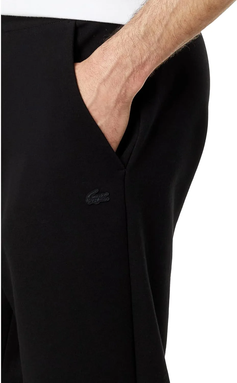 Lacoste Men's Slim Fit Heathered Cotton Blend Sweatpants
