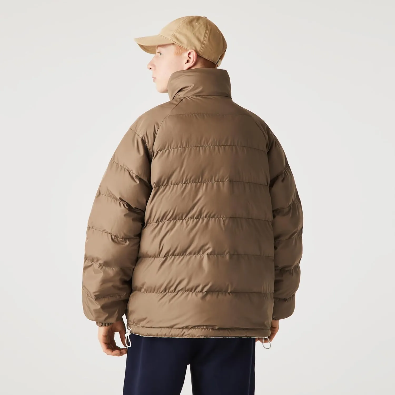 Lacoste Men's Unisex Water-Repellent Reversible Jacket