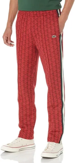 Lacoste Men's Vintage Fit Printed Monogram Track Pant