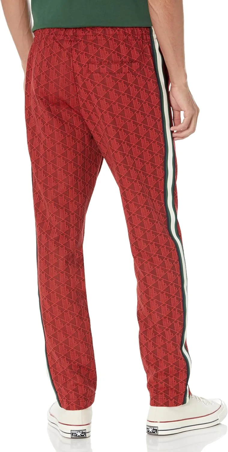 Lacoste Men's Vintage Fit Printed Monogram Track Pant