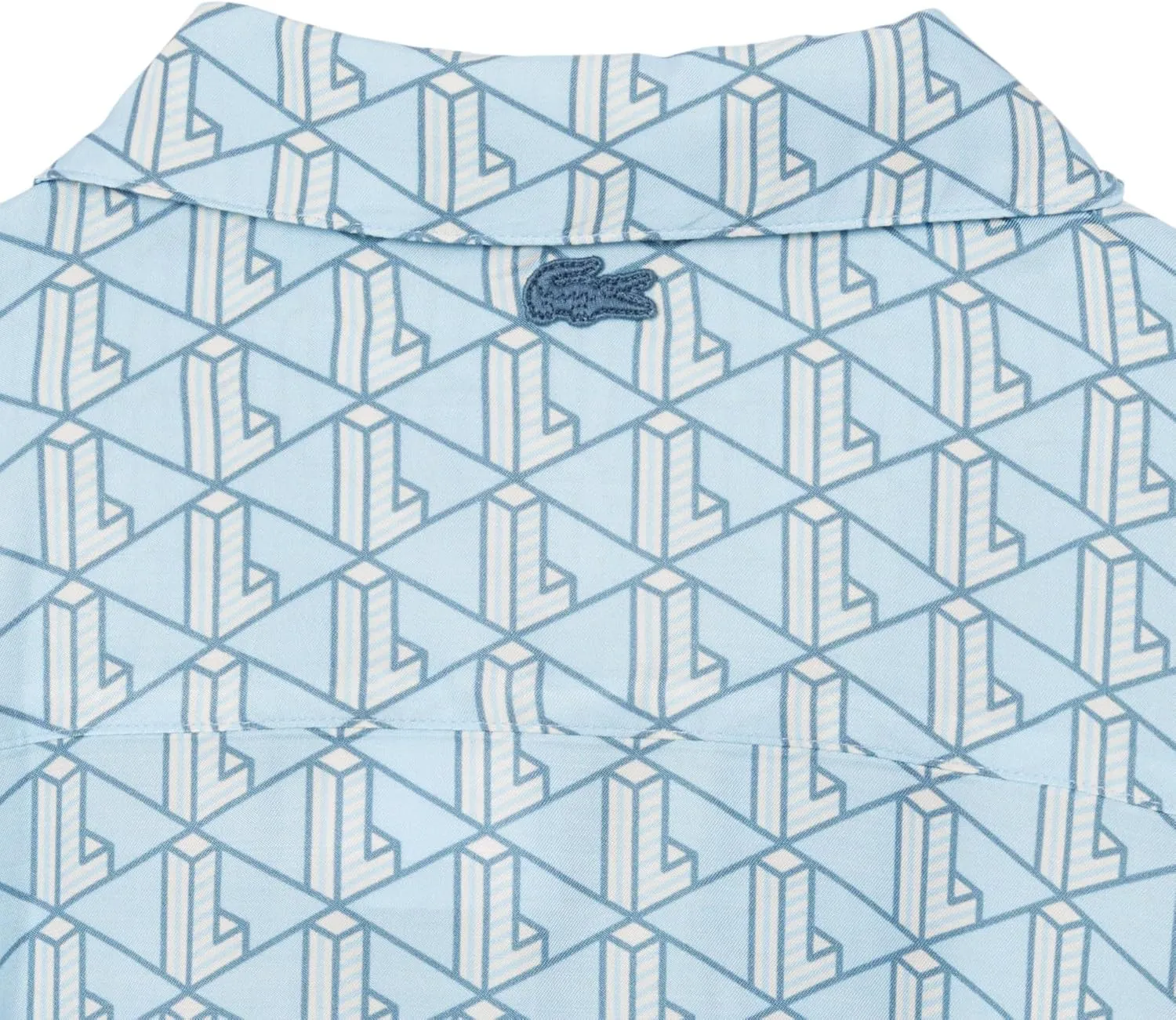 Lacoste Women's Oversized Monogram Print Shirt
