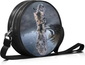 Ladies Cirlcle Crossbody Bag Women Cross Body Bag Adults Chest Bag