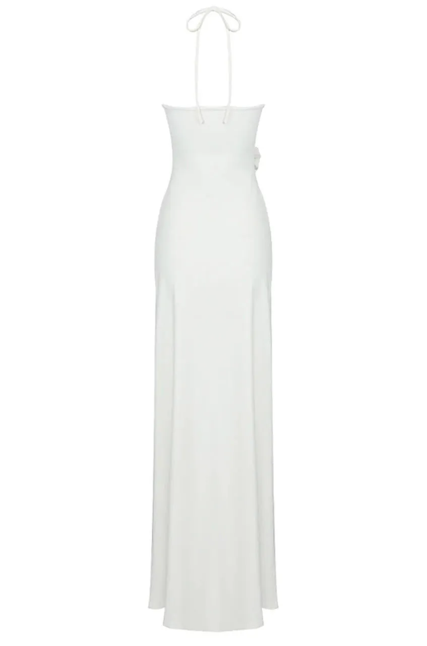 Lana Floral Embellished Cutout Dress