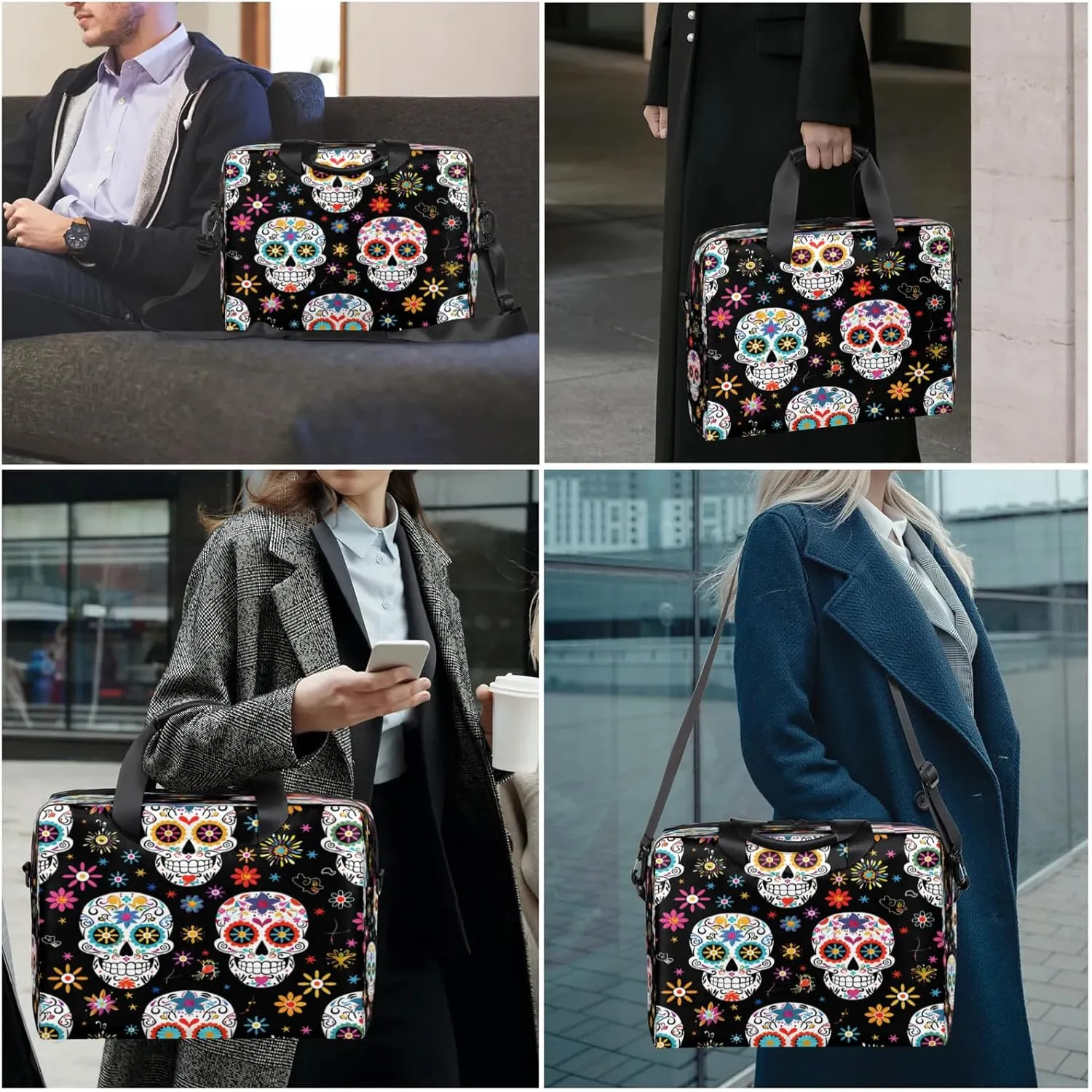Laptop Shoulder Bag Compatible with Handle, Messenger Shoulder Case for Laptop or Tablet, Laptop Carrying Case