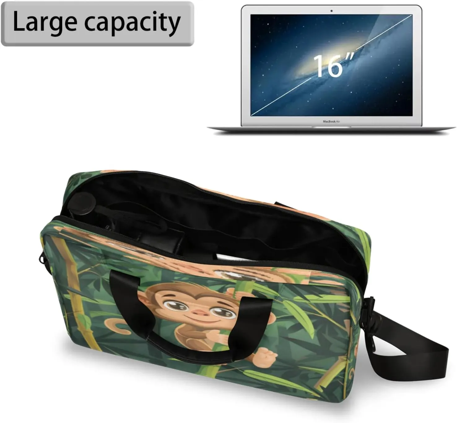 Laptop Shoulder Bag Compatible with Handle, Messenger Shoulder Case for Laptop or Tablet, Laptop Carrying Case