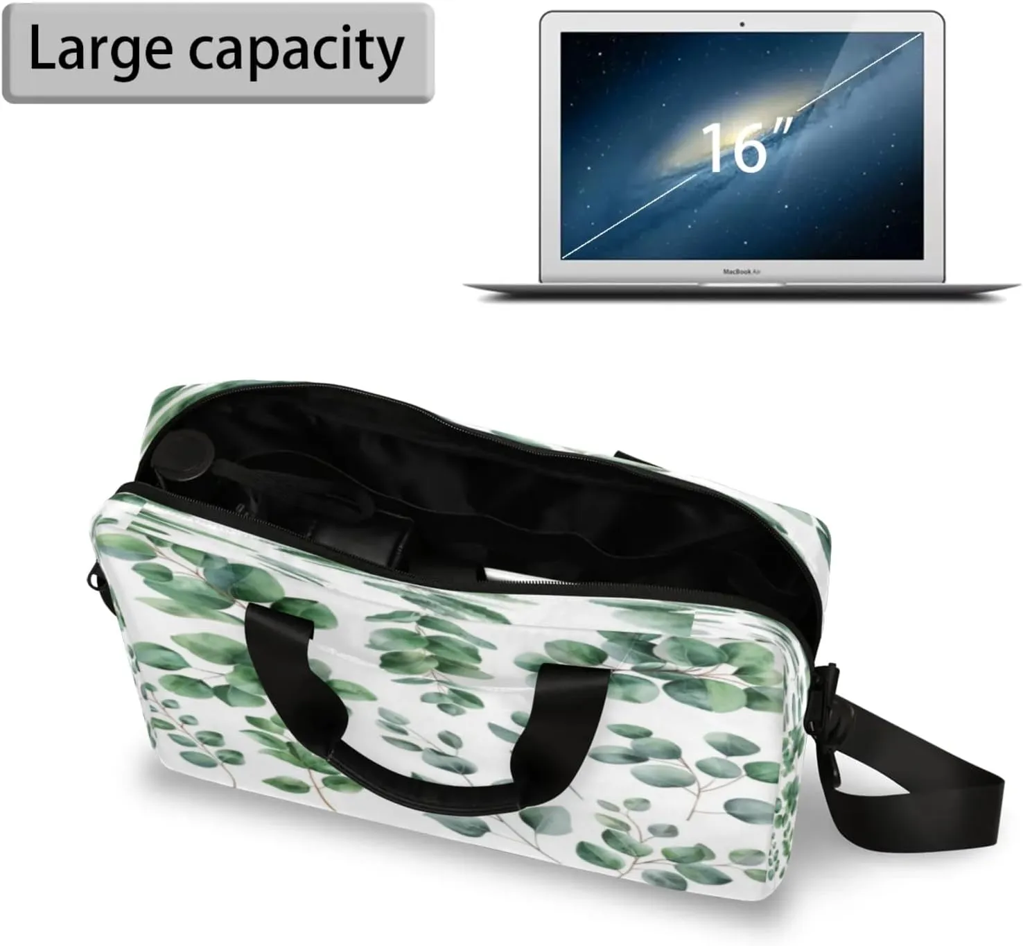 Laptop Shoulder Bag Compatible with Handle, Messenger Shoulder Case for Laptop or Tablet, Laptop Carrying Case