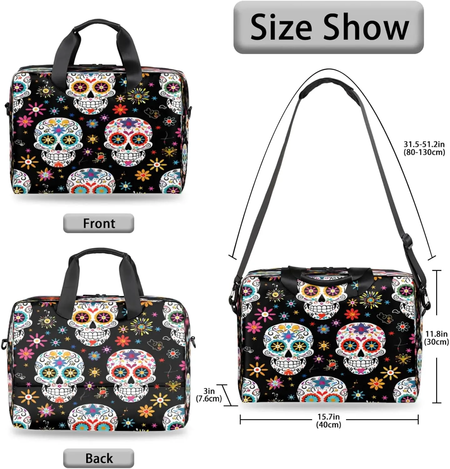 Laptop Shoulder Bag Compatible with Handle, Messenger Shoulder Case for Laptop or Tablet, Laptop Carrying Case