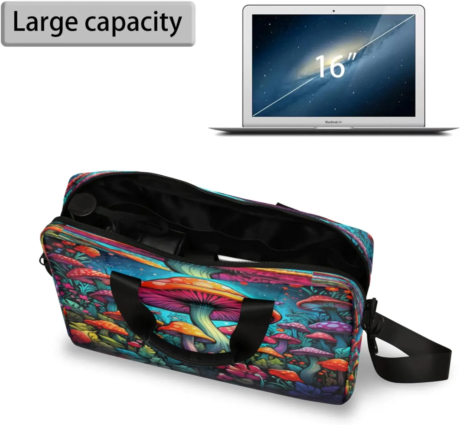 Laptop Shoulder Bag Compatible with Handle, Messenger Shoulder Case for Tablet, Laptop Carrying Case