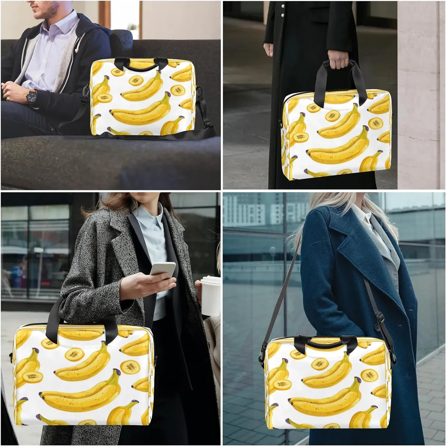 Laptop Shoulder Bag Compatible with Handle, Messenger Shoulder Case for Tablet, Laptop Carrying Case