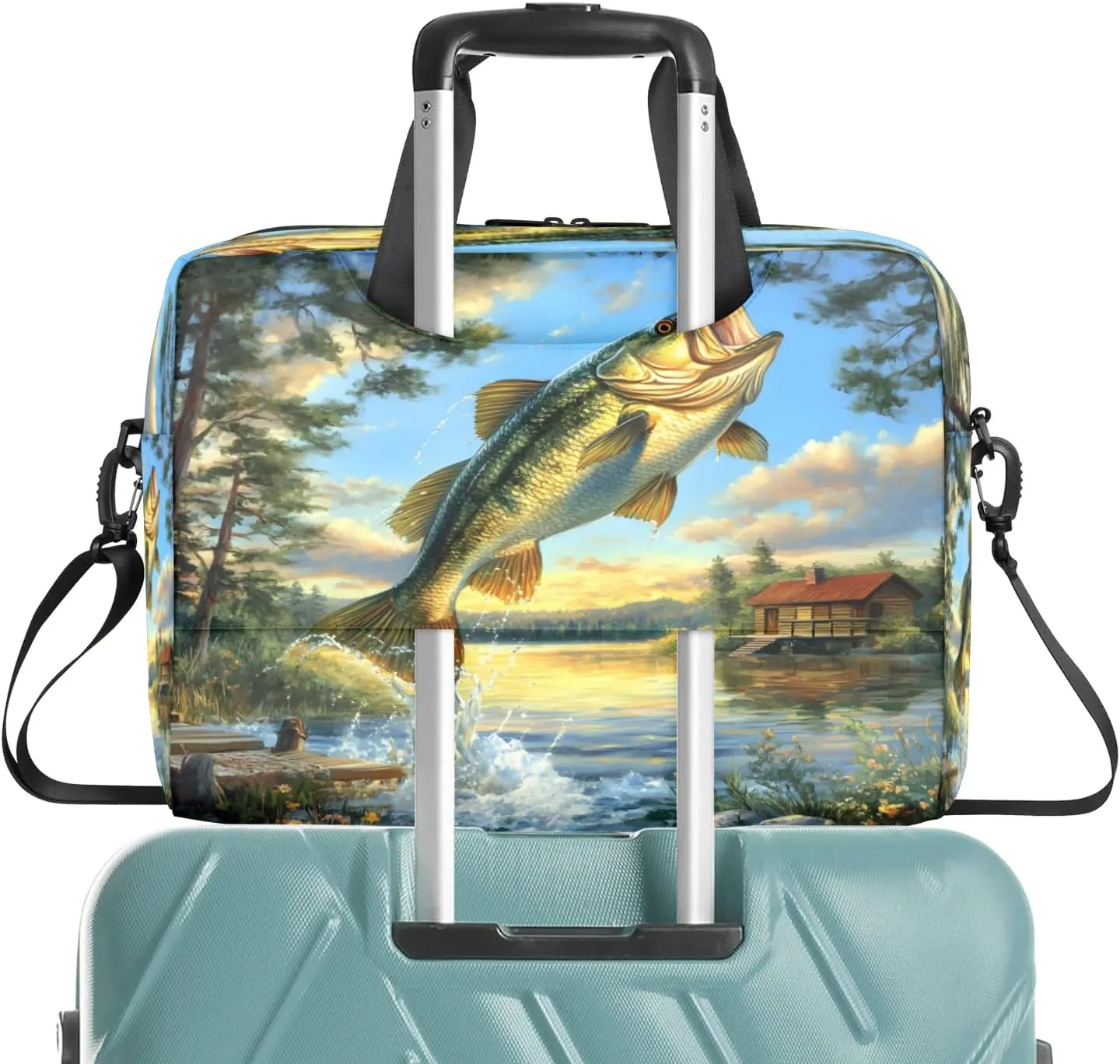 Laptop Shoulder Bag Compatible with Handle, Messenger Shoulder Case for Tablet, Laptop Carrying Case