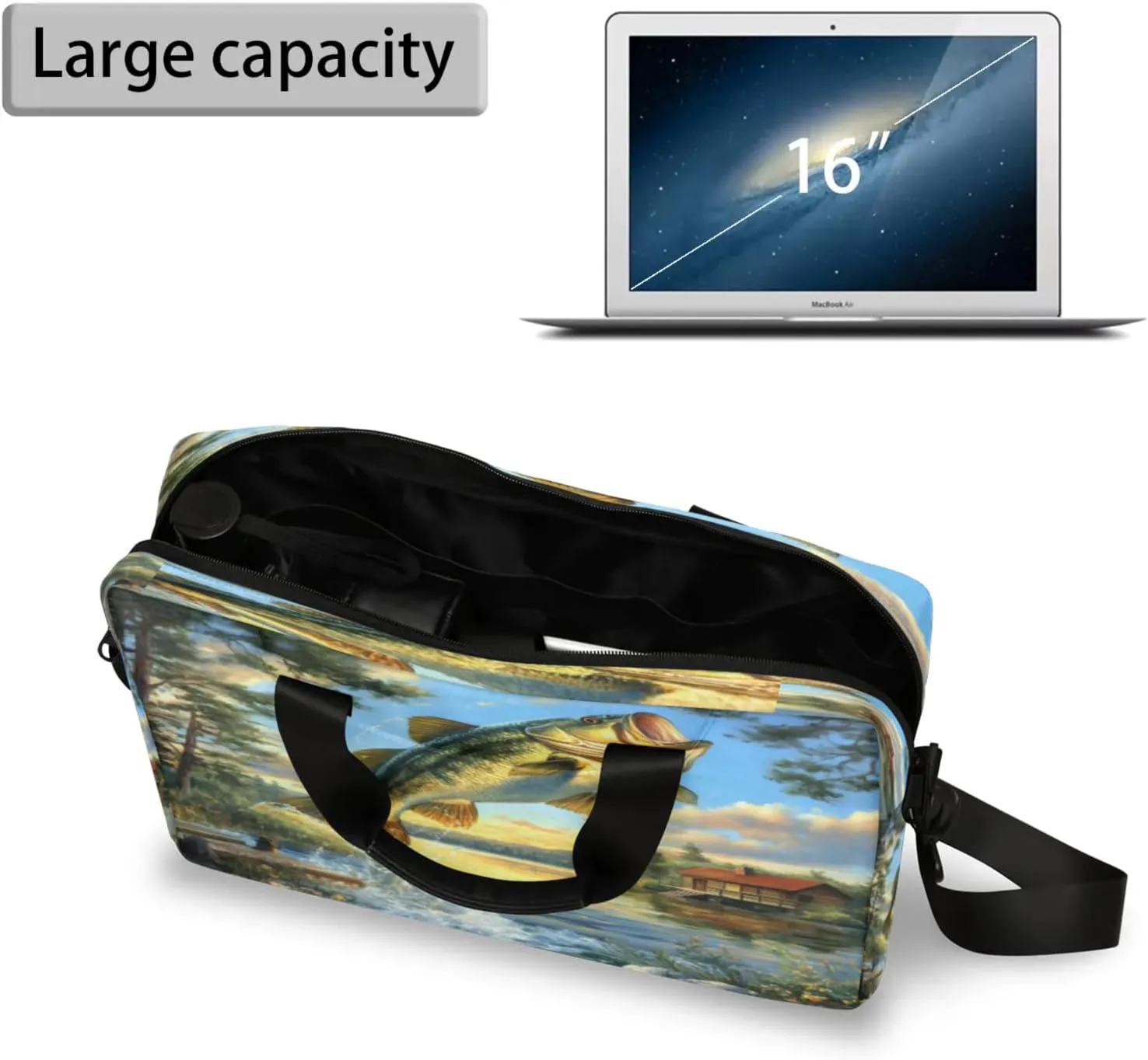 Laptop Shoulder Bag Compatible with Handle, Messenger Shoulder Case for Tablet, Laptop Carrying Case