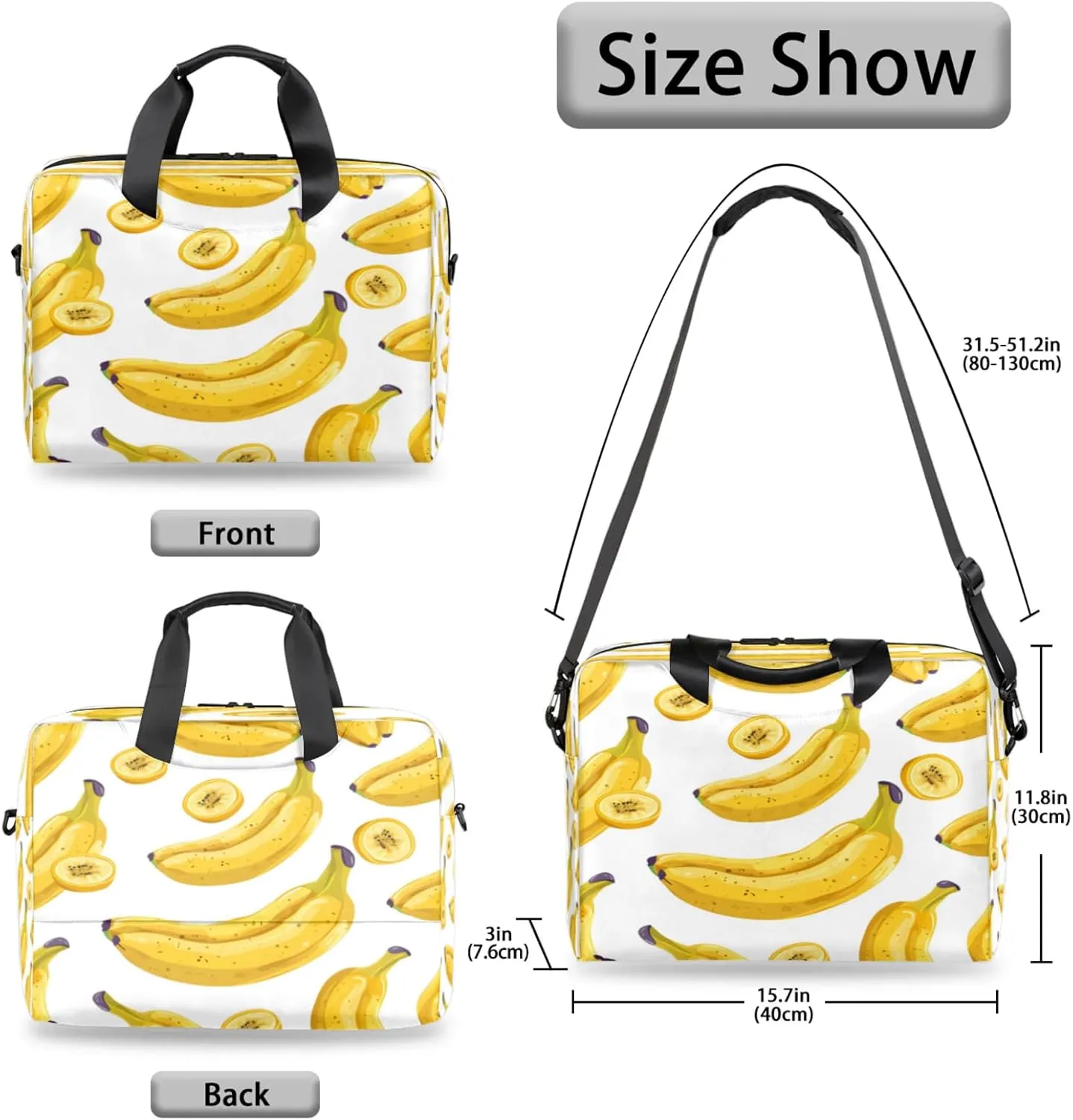 Laptop Shoulder Bag Compatible with Handle, Messenger Shoulder Case for Tablet, Laptop Carrying Case