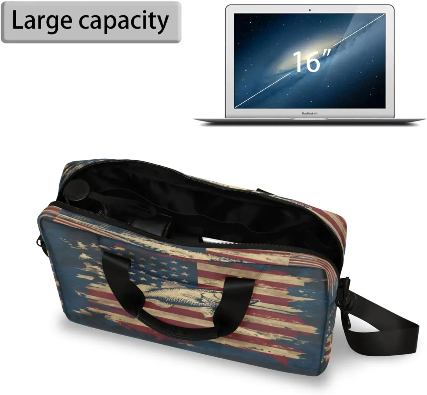 Laptop Shoulder Bag Compatible with Handle, Messenger Shoulder Case for Tablet, Laptop Carrying Case
