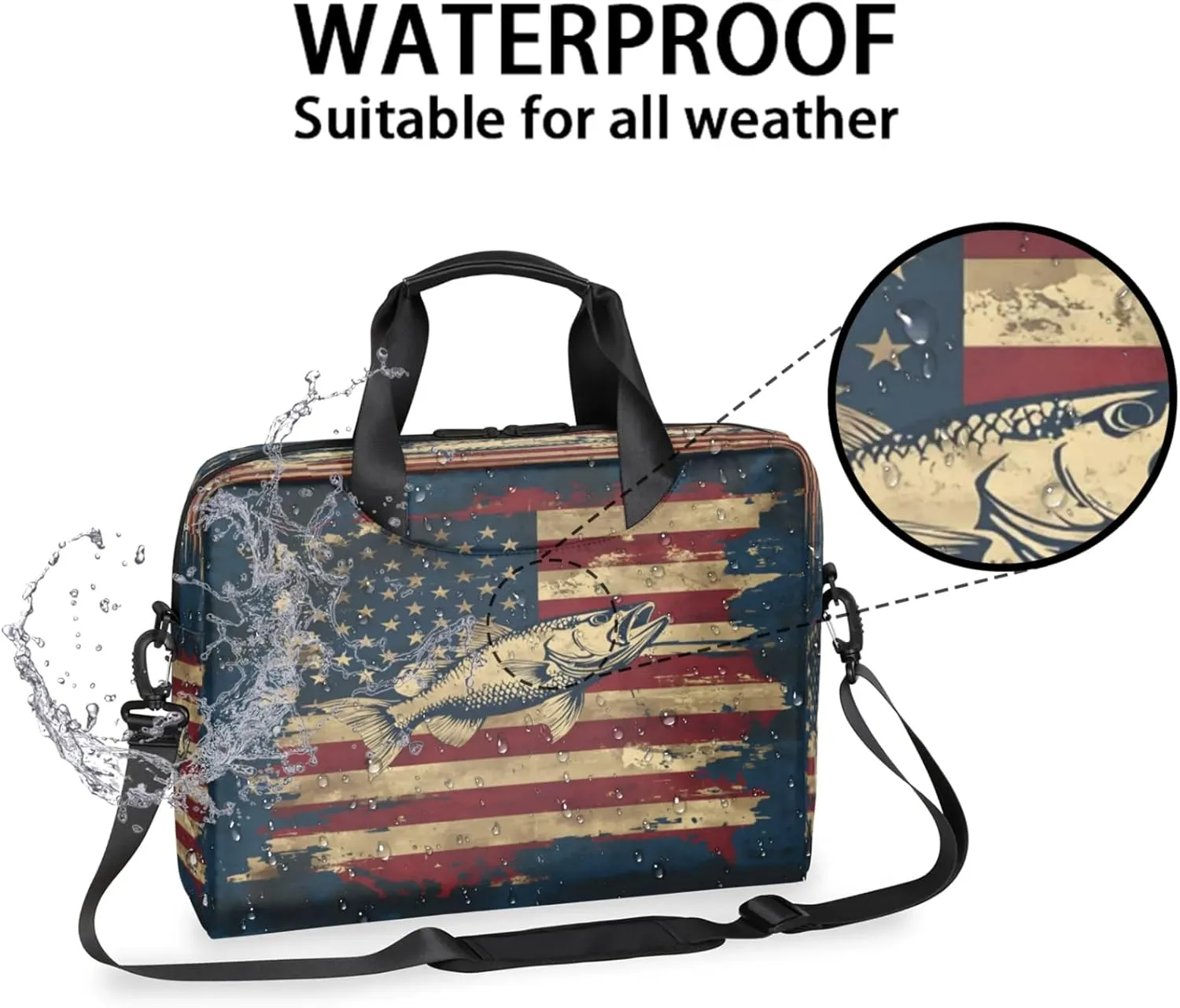 Laptop Shoulder Bag Compatible with Handle, Messenger Shoulder Case for Tablet, Laptop Carrying Case