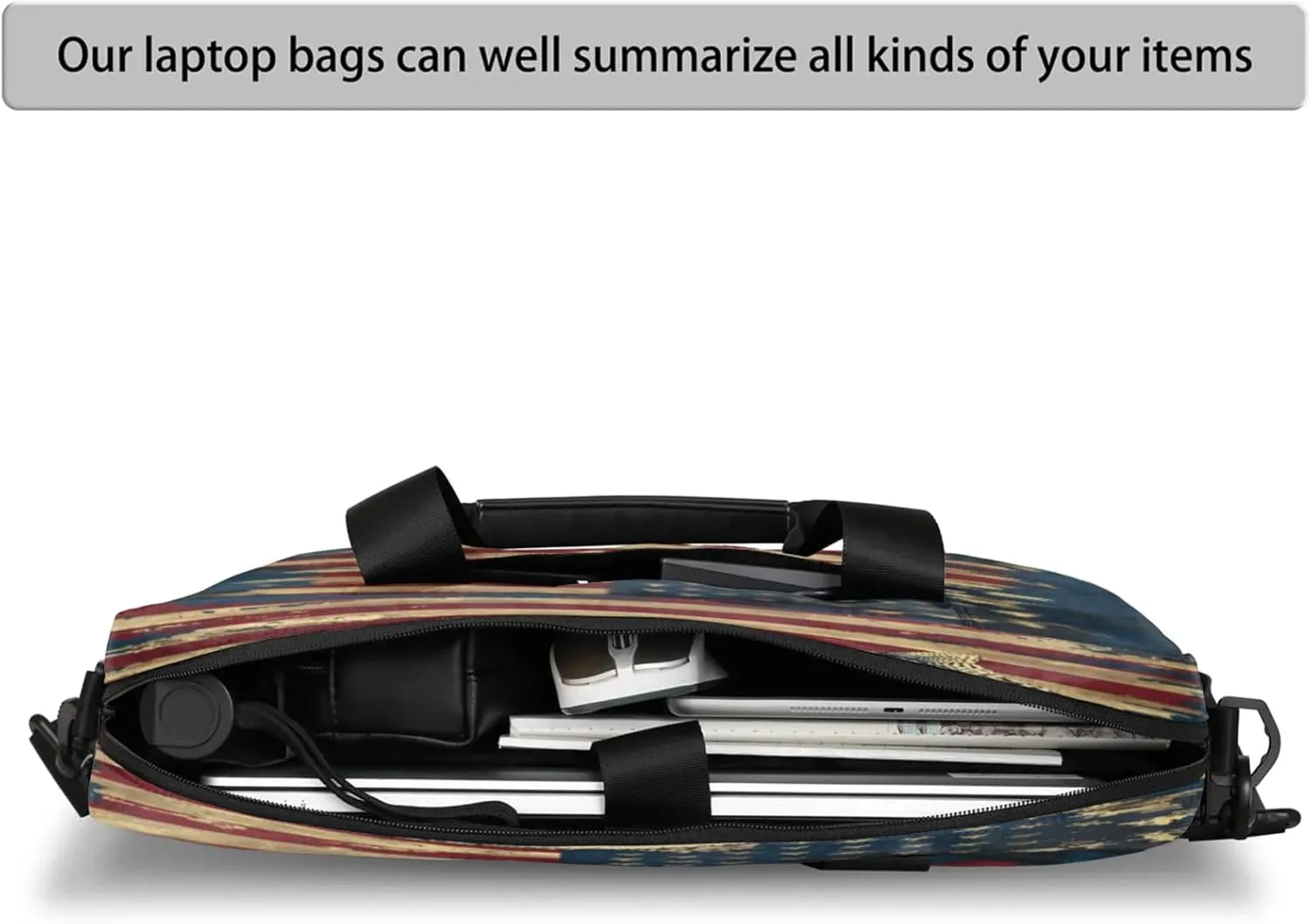 Laptop Shoulder Bag Compatible with Handle, Messenger Shoulder Case for Tablet, Laptop Carrying Case