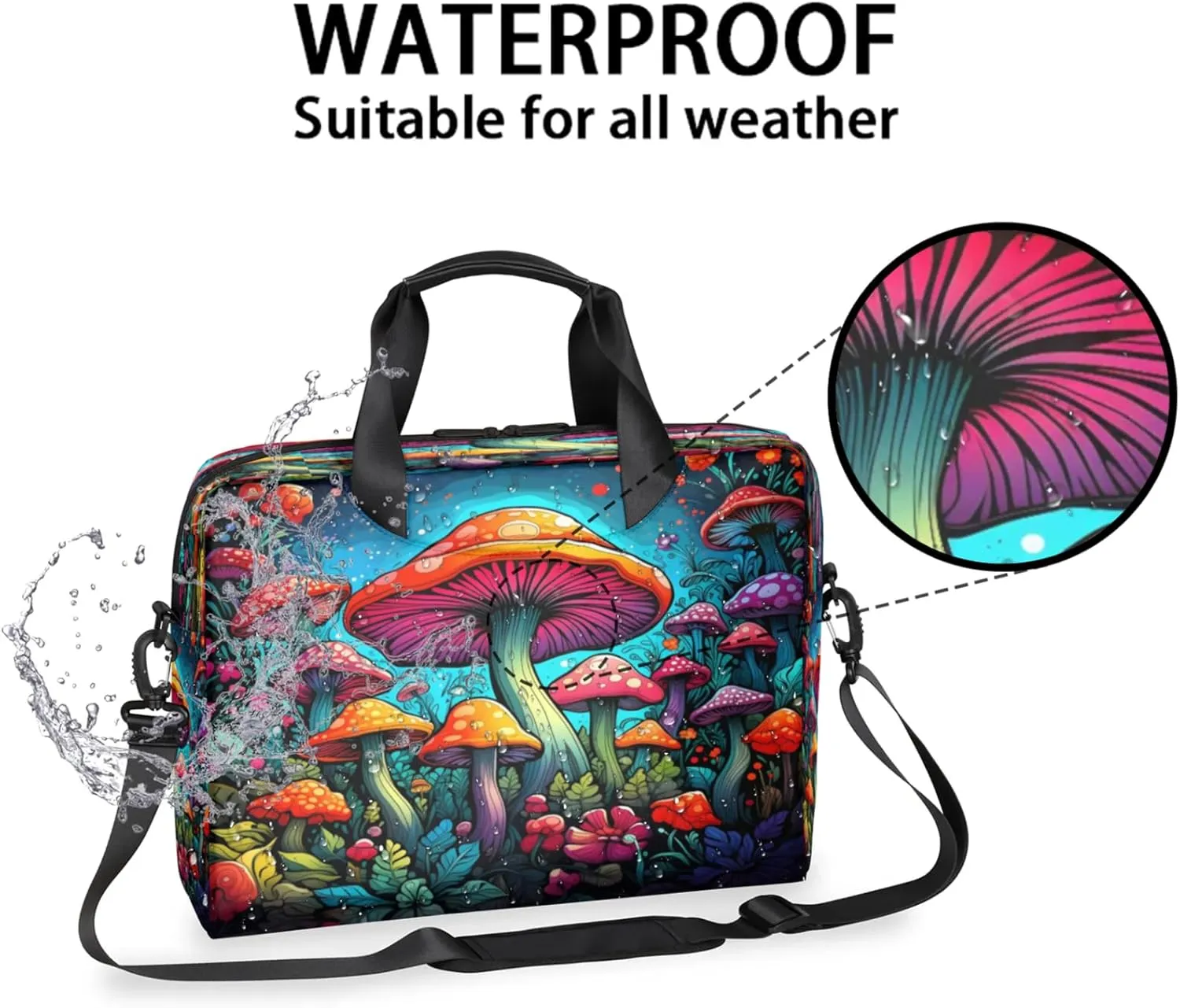 Laptop Shoulder Bag Compatible with Handle, Messenger Shoulder Case for Tablet, Laptop Carrying Case
