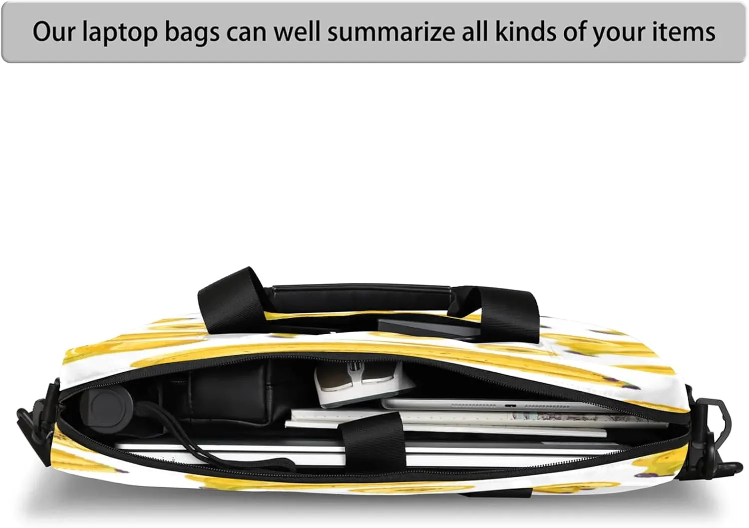 Laptop Shoulder Bag Compatible with Handle, Messenger Shoulder Case for Tablet, Laptop Carrying Case