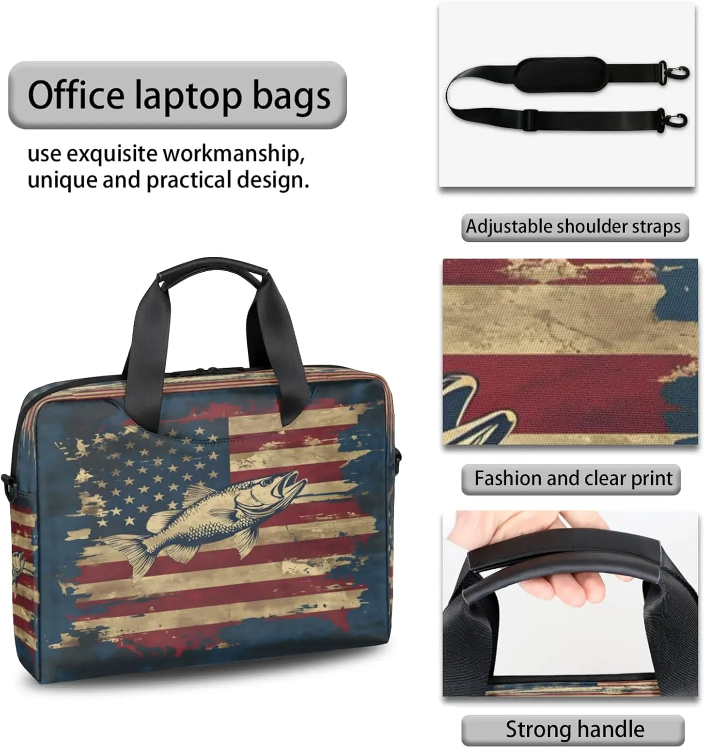 Laptop Shoulder Bag Compatible with Handle, Messenger Shoulder Case for Tablet, Laptop Carrying Case