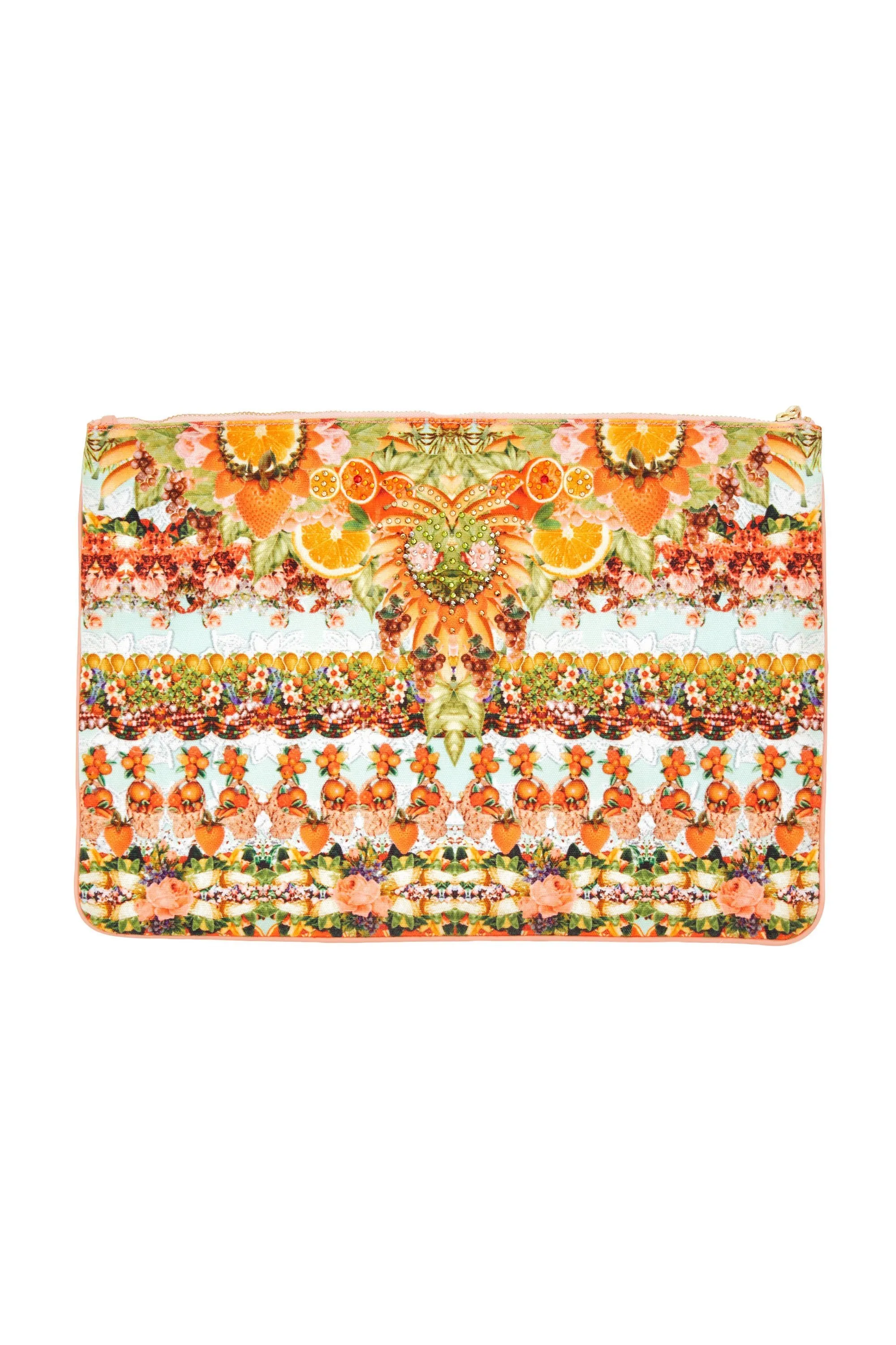 LARGE CANVAS CLUTCH SAMBA SALADA