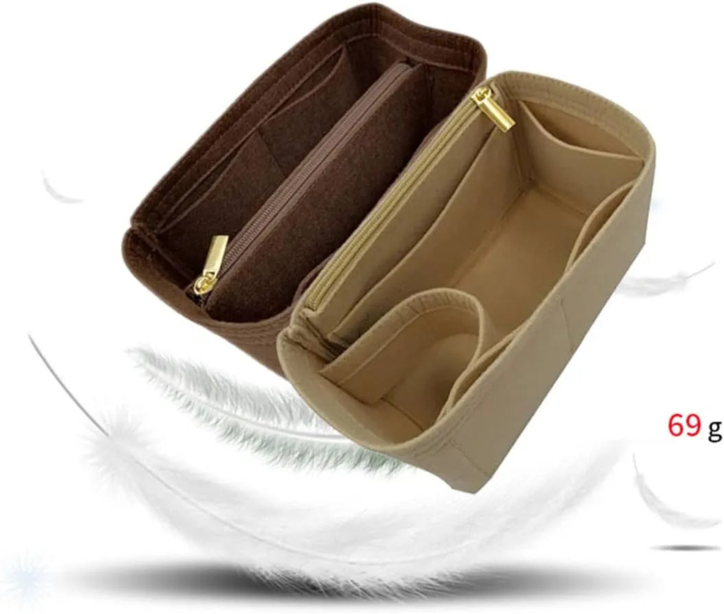 Lckaey Purorganizer is used for ophidia medium tote bag lining storage bag insert3010khaki-A