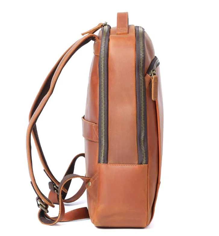 Leather Laptop Rucksack | Loch Ness