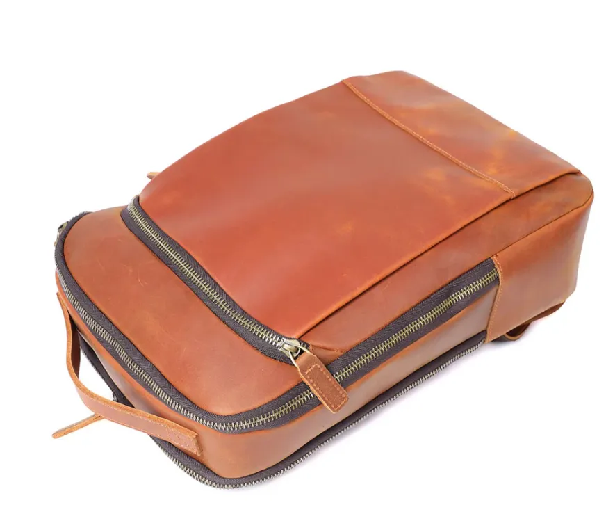 Leather Laptop Rucksack | Loch Ness