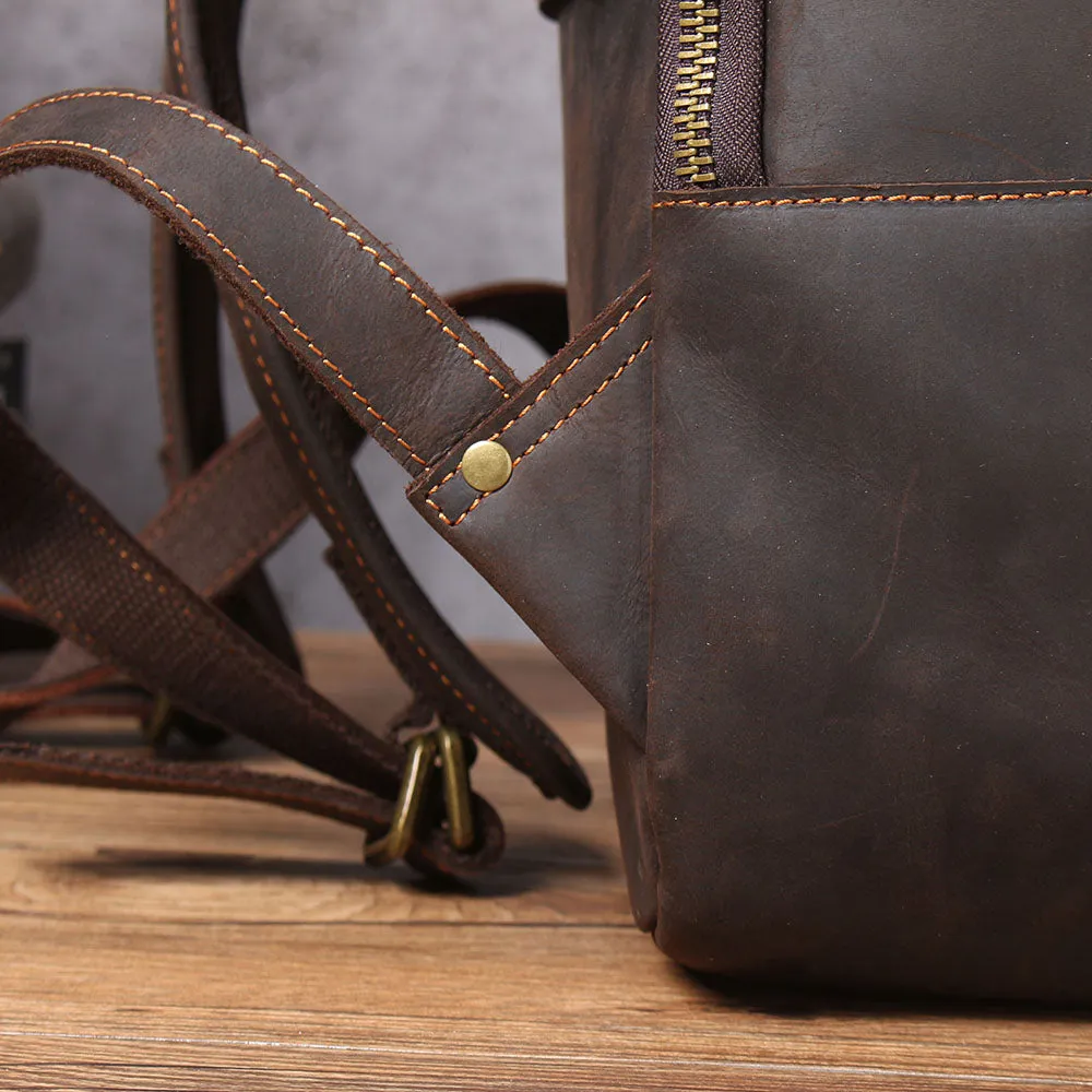 Leather Laptop Rucksack | Loch Ness