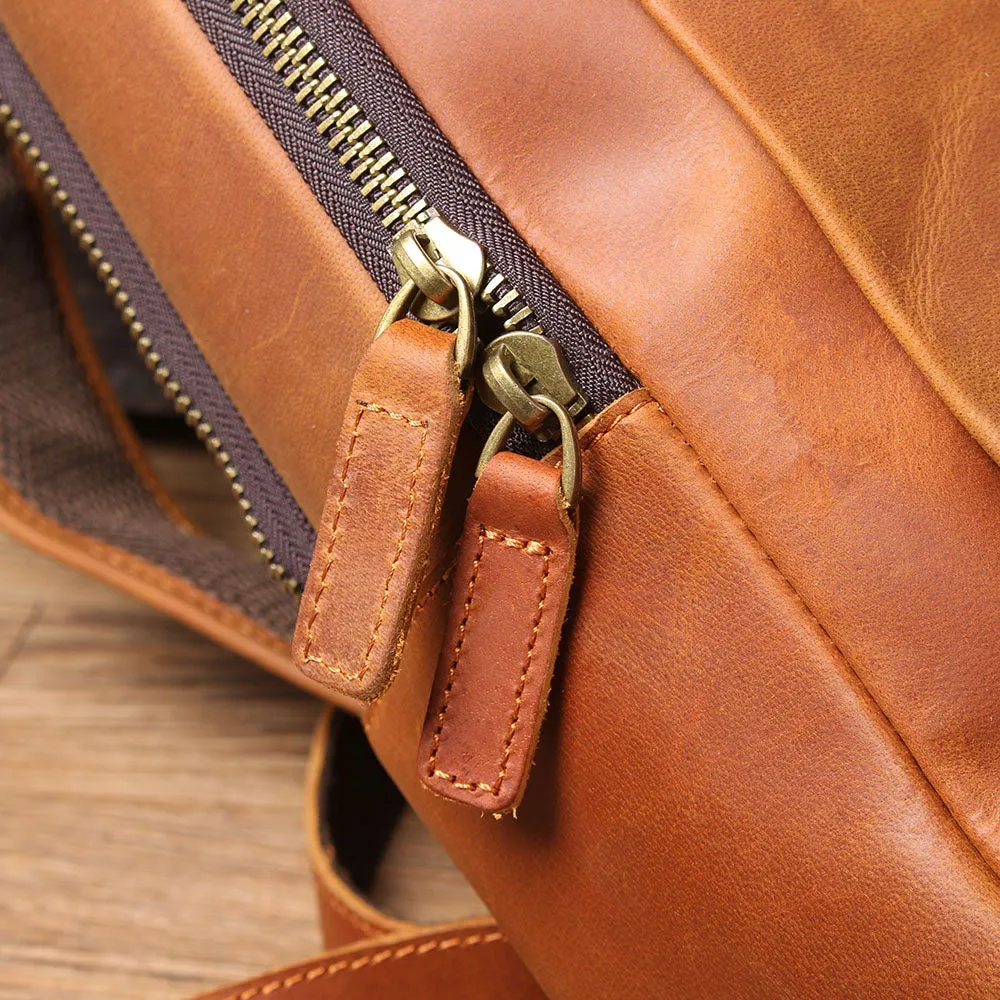 Leather Laptop Rucksack | Loch Ness