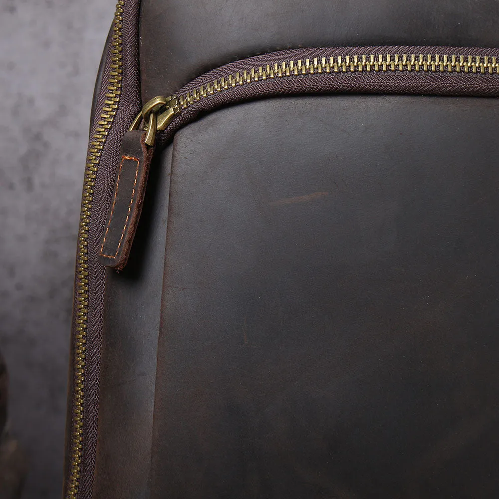 Leather Laptop Rucksack | Loch Ness