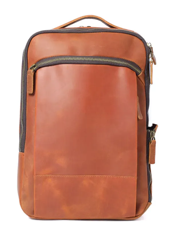 Leather Laptop Rucksack | Loch Ness