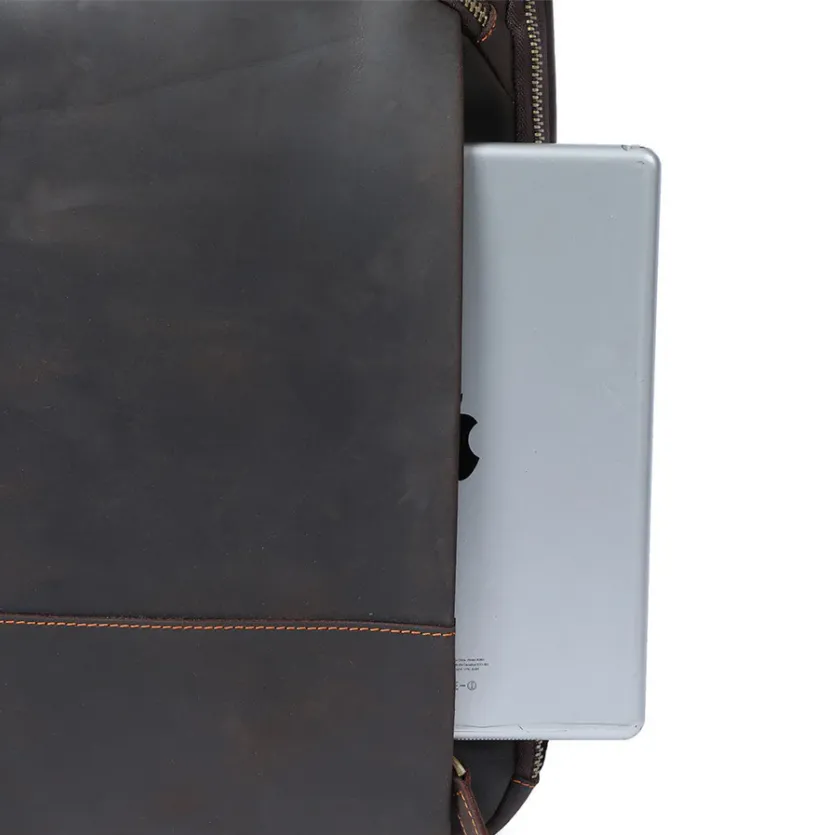 Leather Laptop Rucksack | Loch Ness