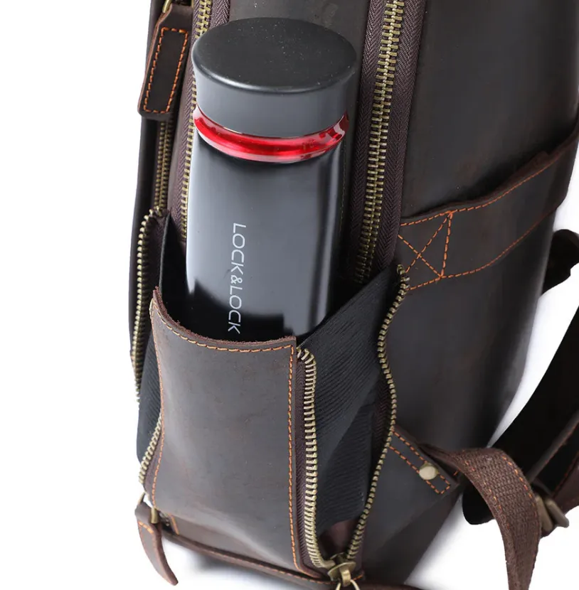 Leather Laptop Rucksack | Loch Ness
